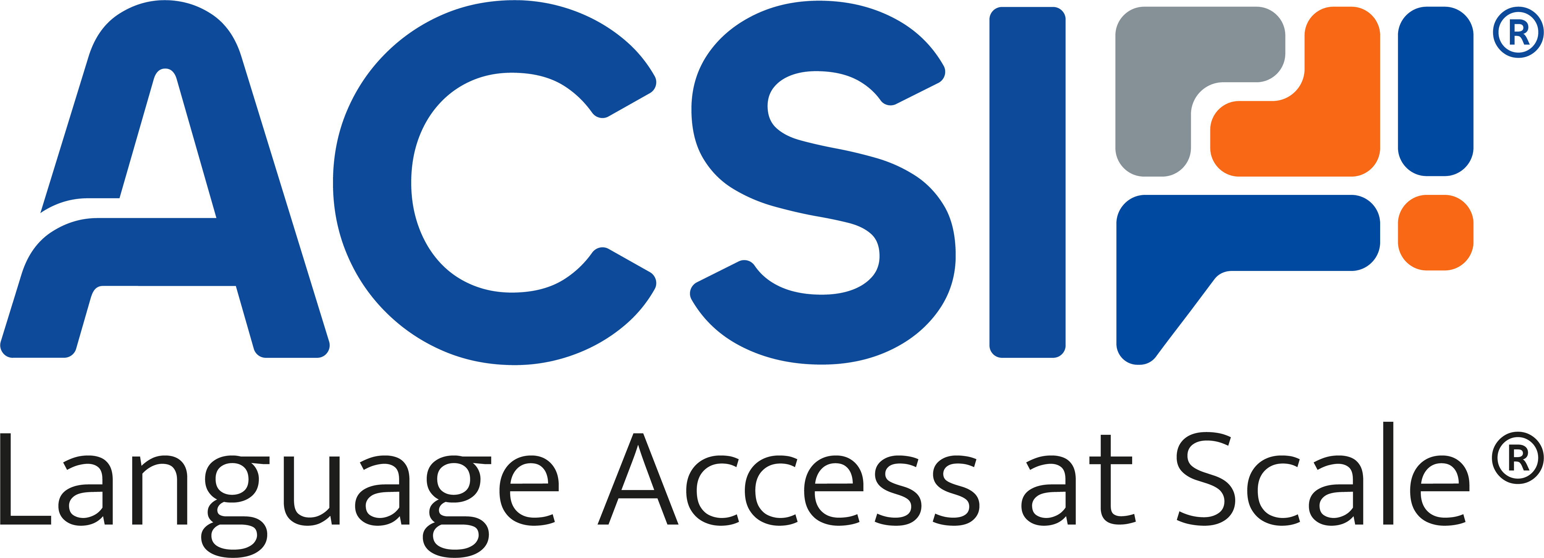 ACSI Language Access at Scale